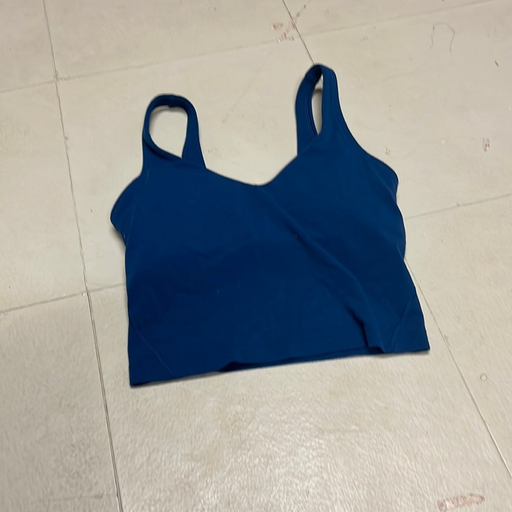 Lululemon align tank cropped in blue no longer sold